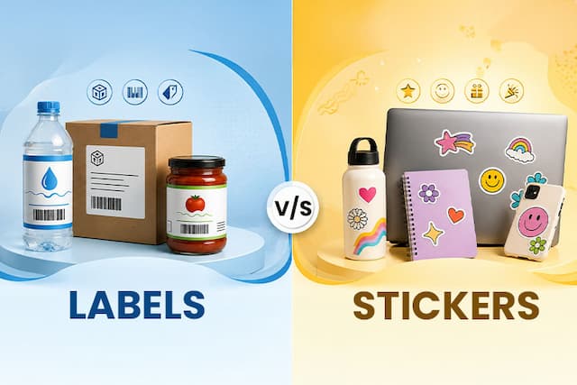 Labels vs Stickers: Spot the Difference
