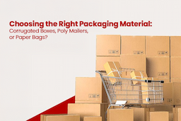 Choosing the Right Packaging Material: Corrugated Boxes, Poly Mailers, or Paper Bags?